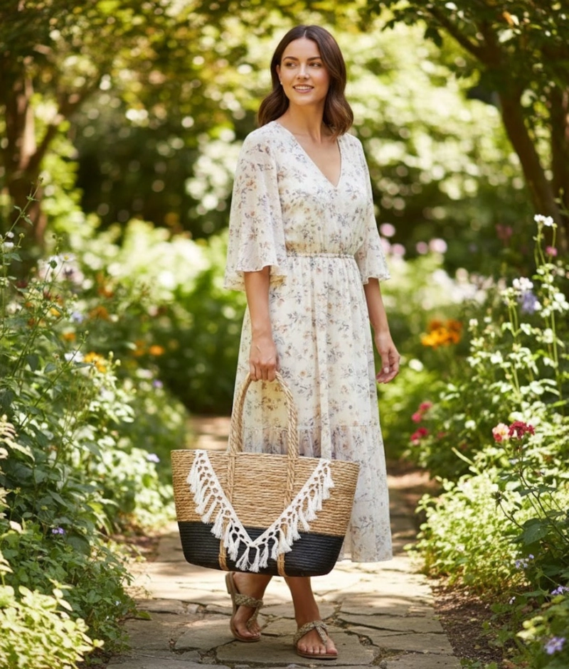 CARTERA BOLSO ESTILO BOHEMIO VERANO MODA LOOK JHN - 4