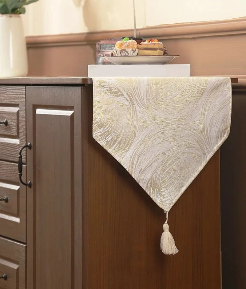 CAMINO MESA MANTEL DECORATIVO ESTILO NORDICO ELEGANTE JHN - 7