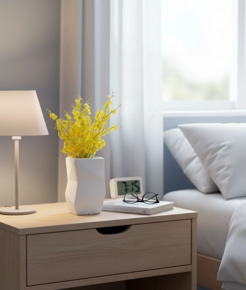 FLORERO DECORATIVO JARRON SILUETA ESCULTURAL MODERNO JHN - 7