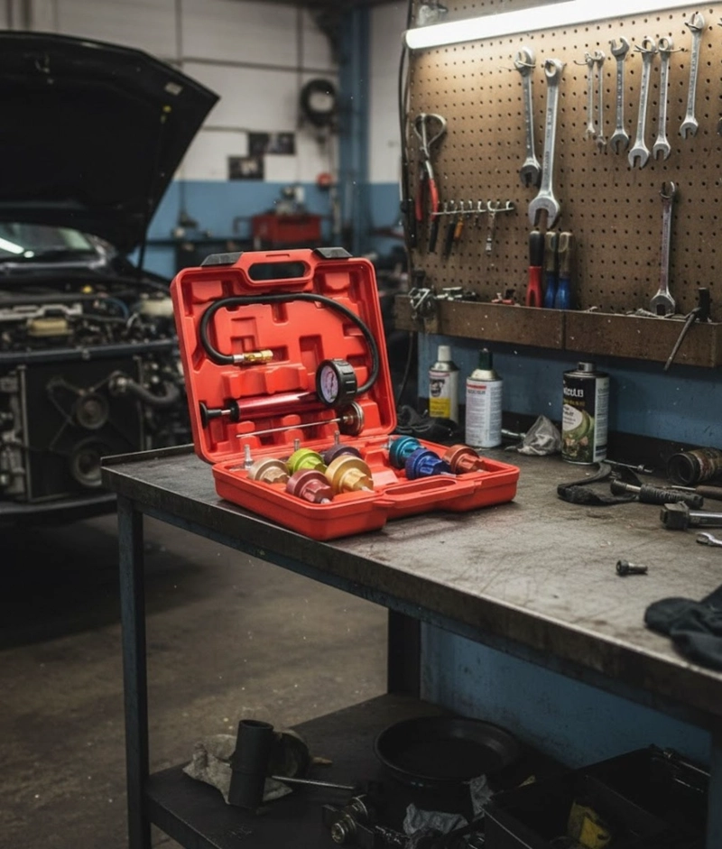 KIT REFRIGERACION MEDIDOR DIAGNOSTICO FUGAS AUTO JHN - 8