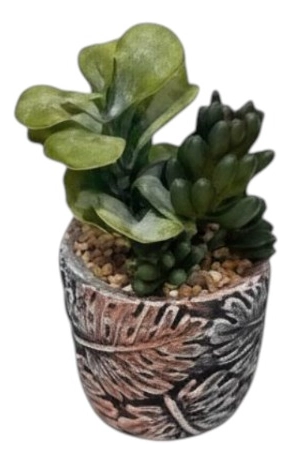 SET 2 PLANTA DECORATIVA SUCULENTA ADORNO HOGAR JHN - 3