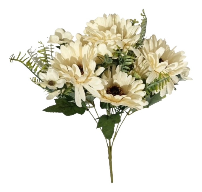 SET 2 RAMO FLORES ARTIFICIALES MARGARITAS GIRASOLES JHN - 3