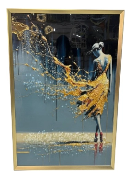 CUADRO DECORATIVO ARTE ABSTRACTO ELEGANCIA ADORNO PARED JHN - 1