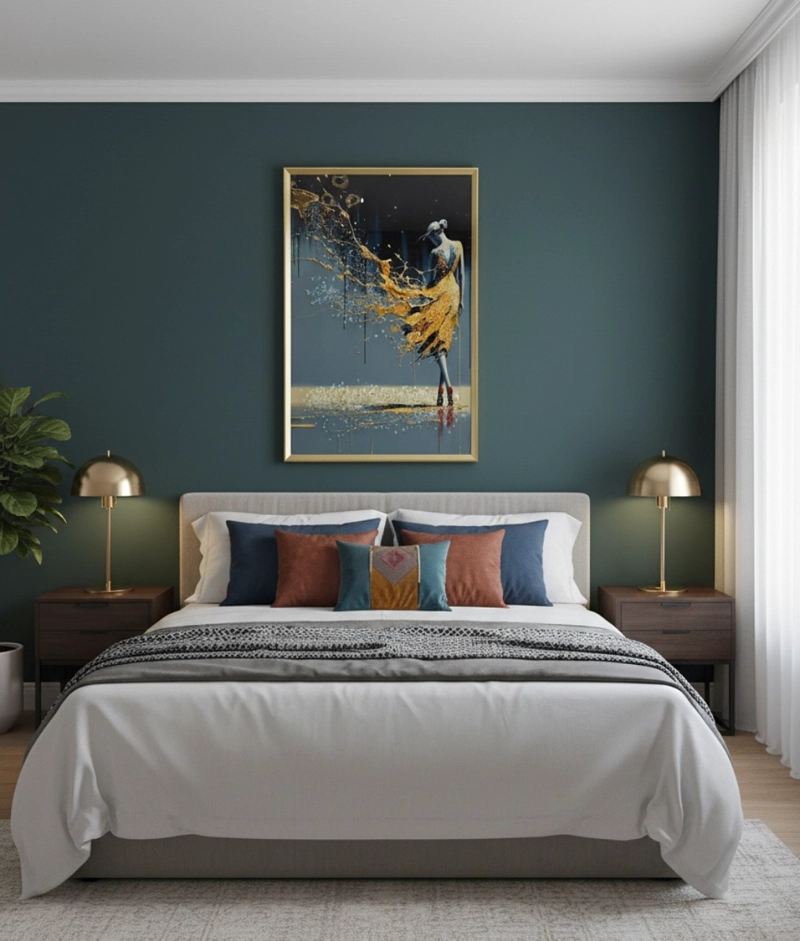 CUADRO DECORATIVO ARTE ABSTRACTO ELEGANCIA ADORNO PARED JHN - 7
