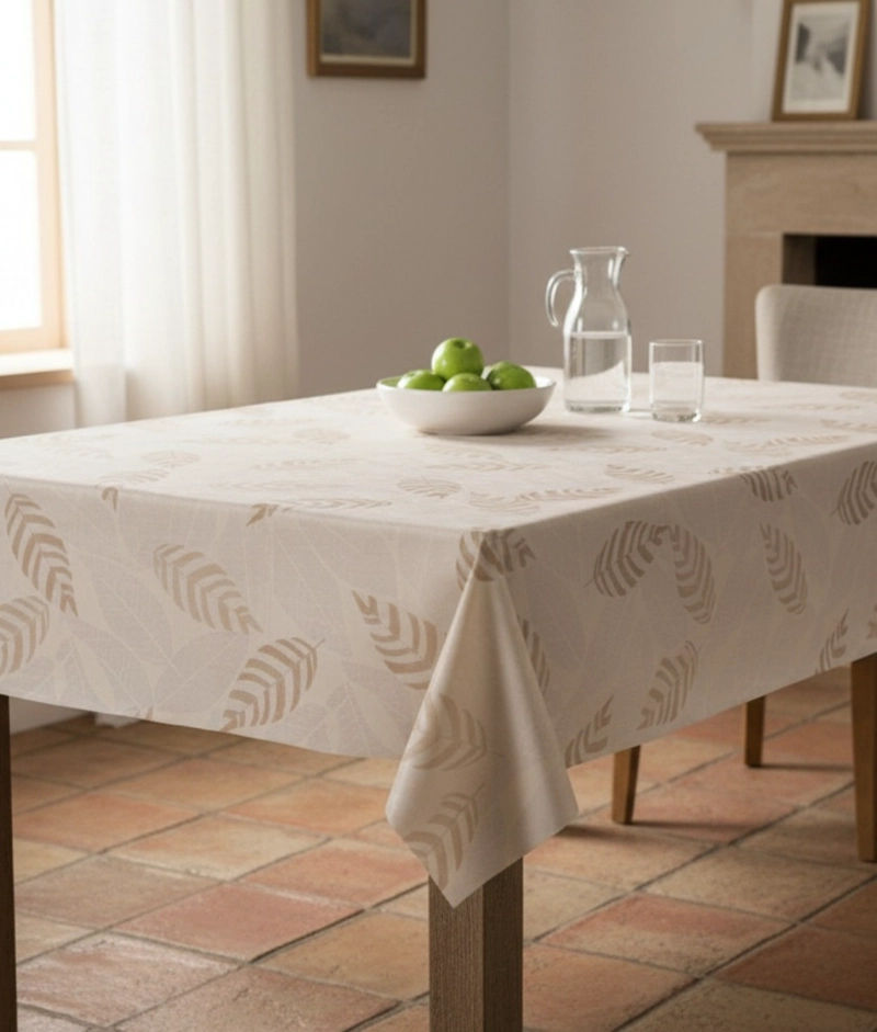 MANTEL DECORATIVO DISEÑO BOTANICO ELEGANTE MODERNO HOGAR JHN - 7