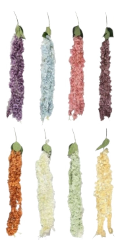 SET 2 FLORES ARTIFICIALES ENREDADERA COLGANTE PLUMA JHN - 3