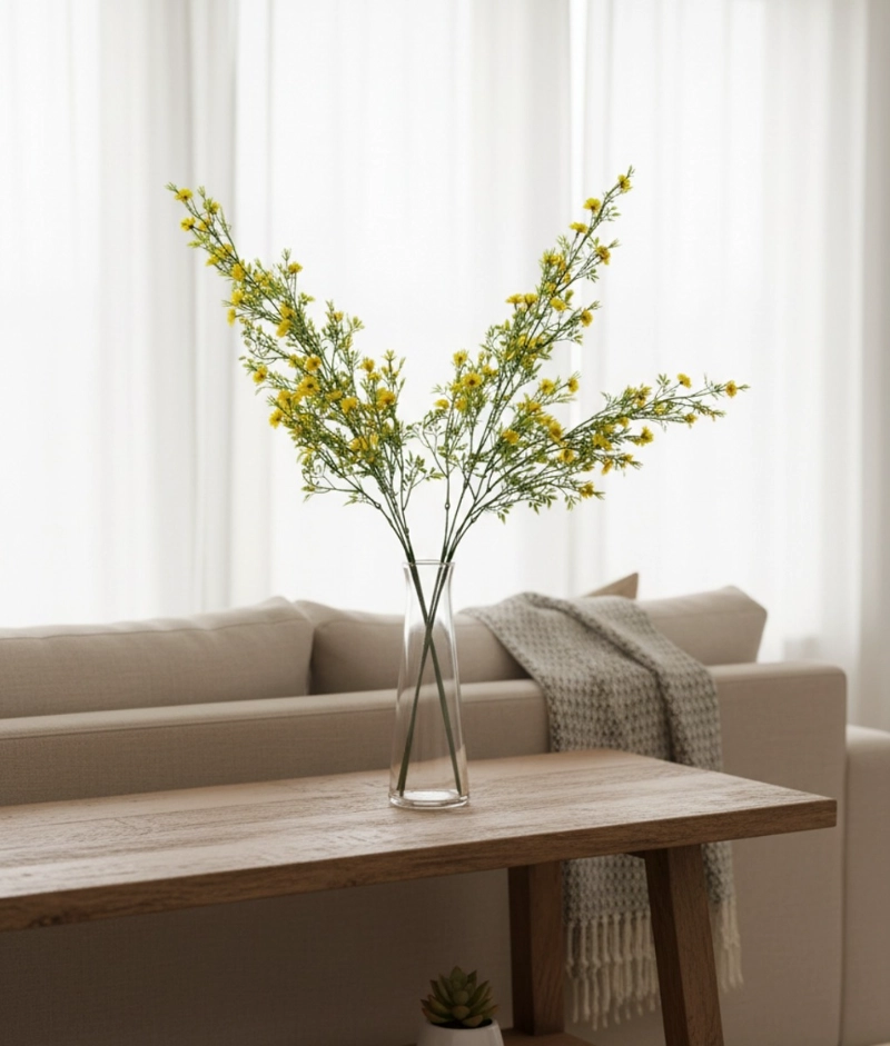 SET 2 FLORES ARTIFICIALES ENREDADERA COLGANTE ADORNO JHN - 2