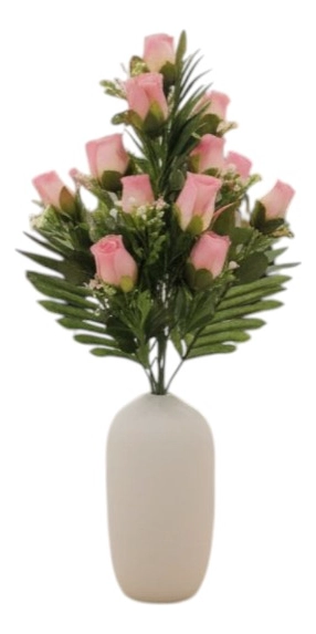SET 2 FLORES ARTIFICIALES RAMO CAPULLOS FLORAL FOLLAJE JHN - 3