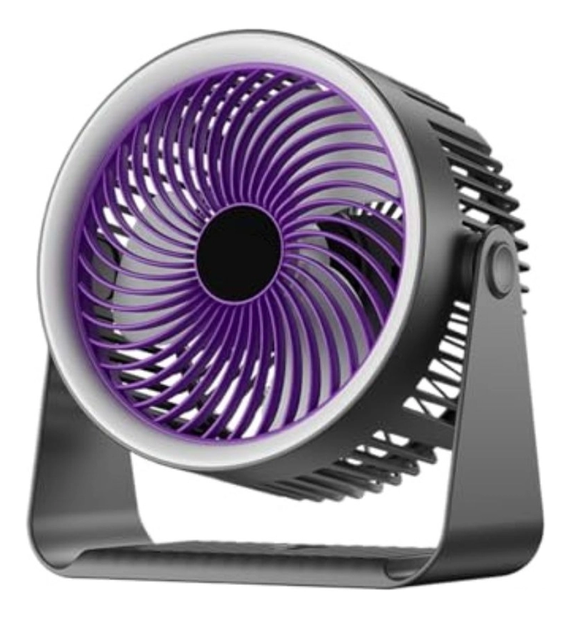 VENTILADOR PORTATIL DE MESA RECARGABLE OFICINA HOGAR LAU - 3