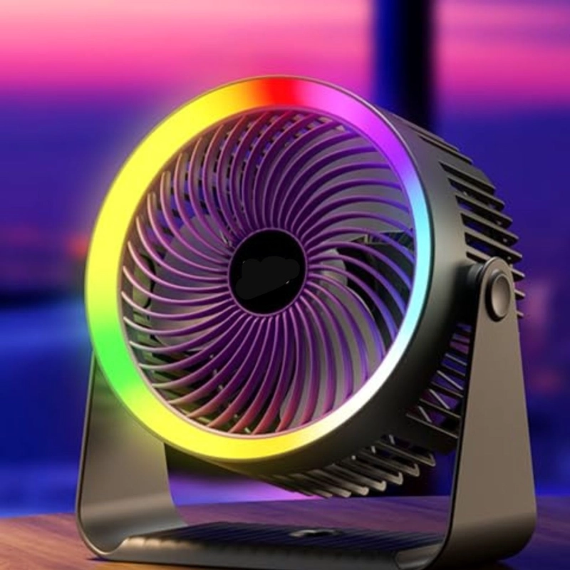 VENTILADOR PORTATIL DE MESA RECARGABLE OFICINA HOGAR LAU - 6