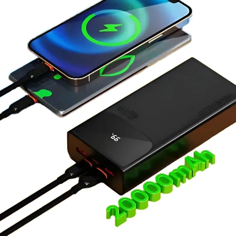 CARGADOR PORTATIL POWER BANK 20W CELULAR VIAJE HOGAR LAU - 4