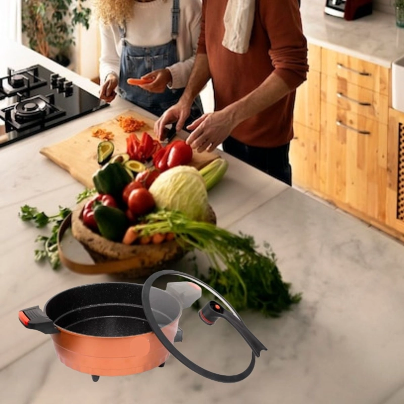 OLLA PORTATIL A PRESION CAPACIDAD 6L COCINA HOGAR LAU - 8