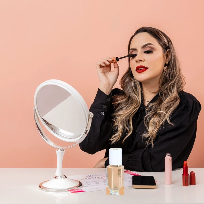 PACK 12 BASES DE MAQUILLAJE LIKE ME 35ML ACABADO NATURAL LAU - 8