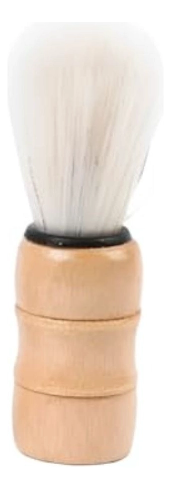 PACK 12 BROCHAS PARA BARBERIA MANGO DE MADERA AFEITADO LAU - 1