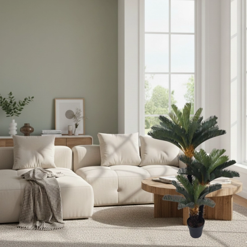 PLANTA ARTIFICIAL PALMERA DISEÑO BOTANICO TROPICAL JHN - 7