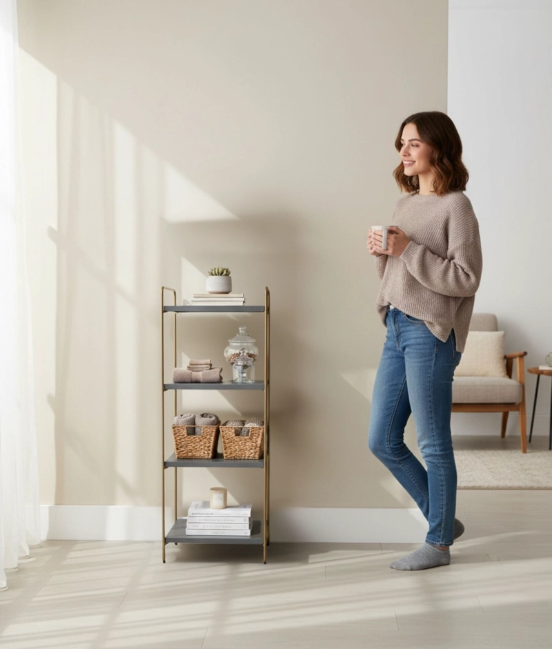 ESTANTE ORGANIZADOR MULTIFUNCIONAL VERTICAL MINIMALISTA JHN - 2