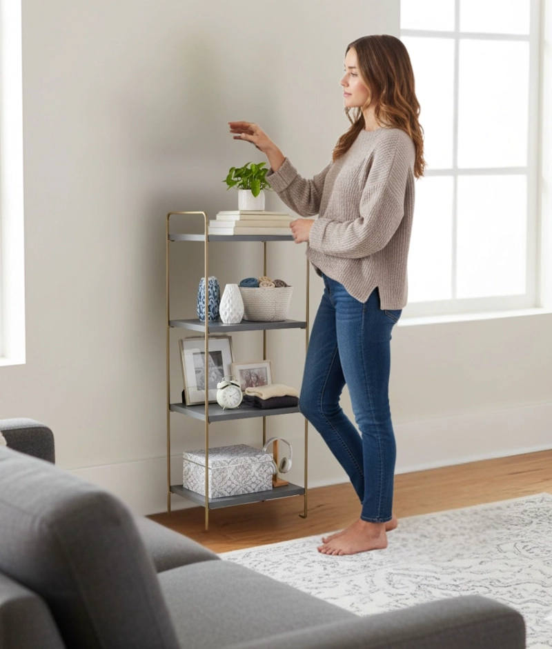 ESTANTE ORGANIZADOR MULTIFUNCIONAL VERTICAL MINIMALISTA JHN - 4