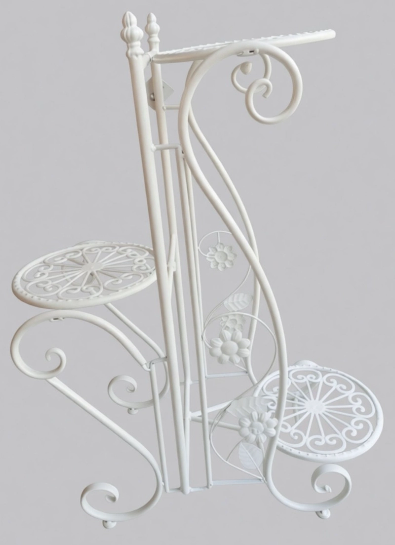 PORTA MACETA SOPORTE VERTICAL DECORATIVO 3 NIVELES JHN - 1