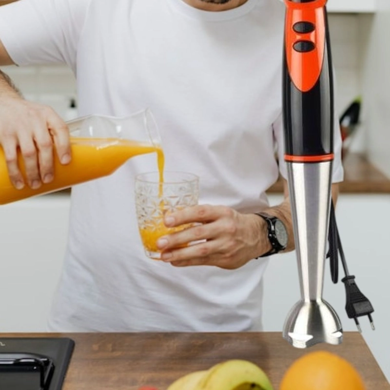 PROCESADOR BATIDORA DE ALIMENTOS ACERO INOX HOGAR LAU - 5
