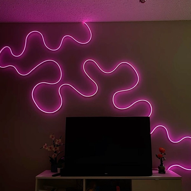 CINTA DE ILUMINACION LED COLORES NEON FLEX 5 METROS LAU - 4