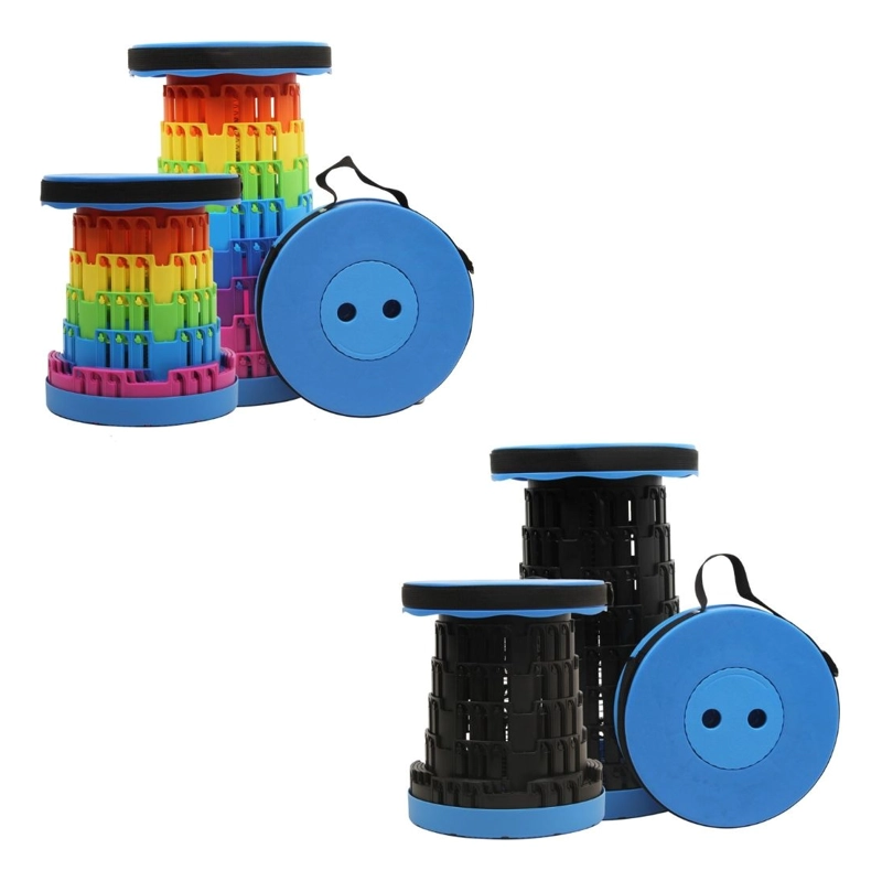 TABURETE PLEGABLE PORTATIL PARA CAMPING PRACTICO LAU - 4