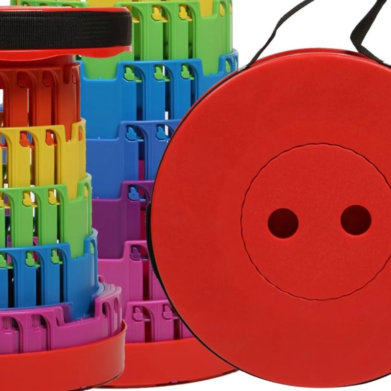 TABURETE PLEGABLE PORTATIL PARA CAMPING PRACTICO LAU - 9
