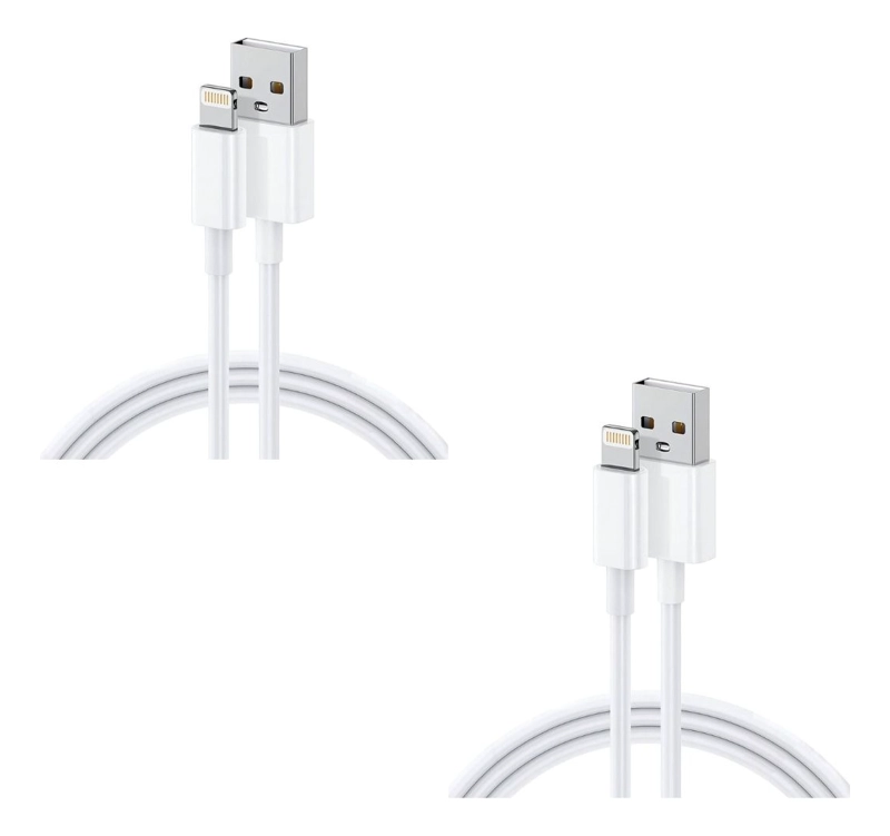 PACK DE 4 CABLES DE DATOS USB LIGHTNING CELULARES LAU - 3