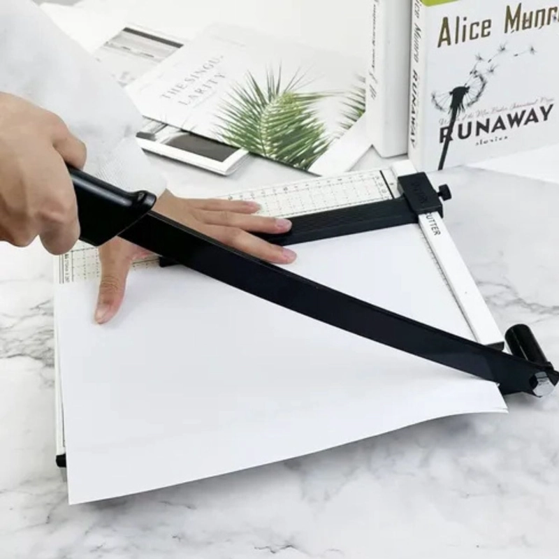 GUILLOTINA CORTADOR DE PAPEL 12¨ OFICINA ESCRITORIO LAU - 1