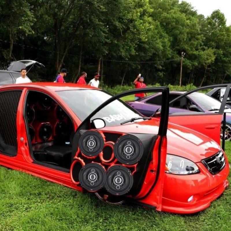 PARLANTE DE AUTO POTENCIA 500W SONIDO MUSICA VEHICULO LAU - 6