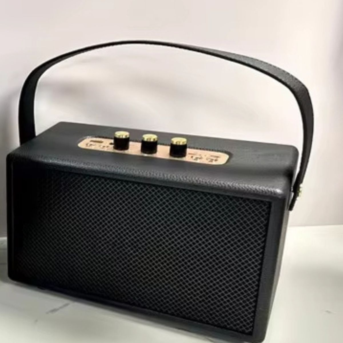 PARLANTE PORTATIL BLUETOOTH ESTILO RETRO MUSICA LAU - 4