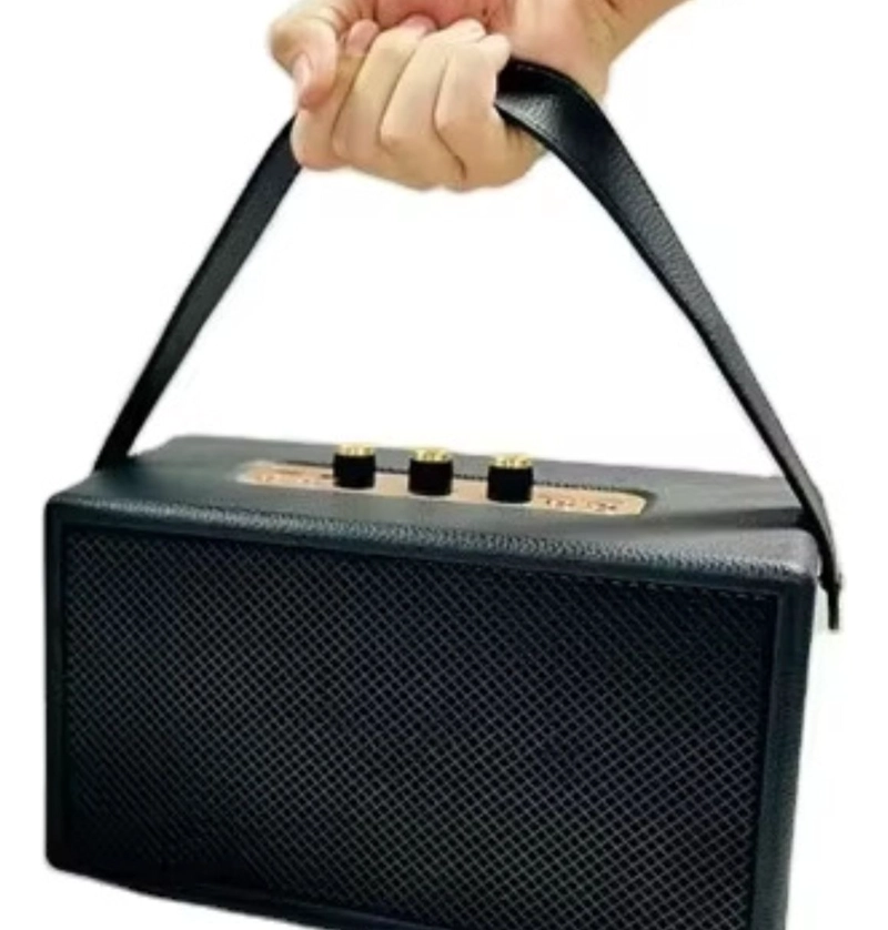 PARLANTE PORTATIL BLUETOOTH ESTILO RETRO MUSICA LAU - 6