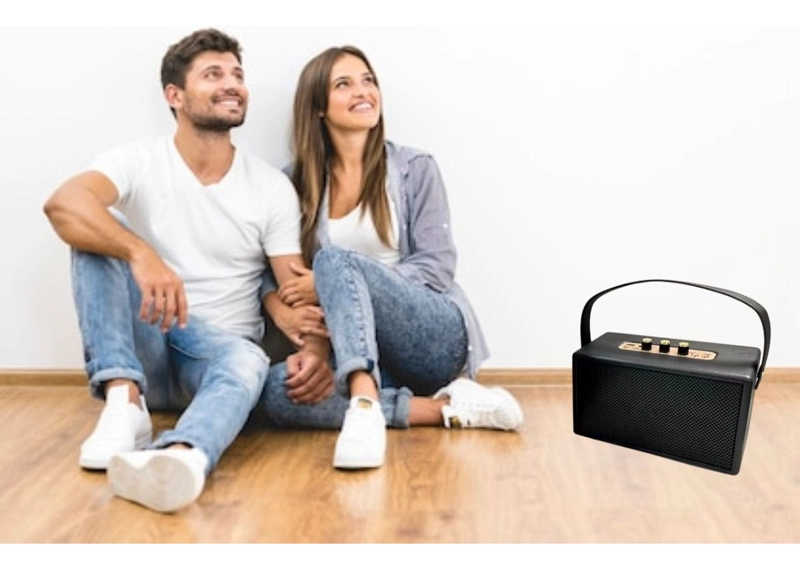 PARLANTE PORTATIL BLUETOOTH ESTILO RETRO MUSICA LAU - 7