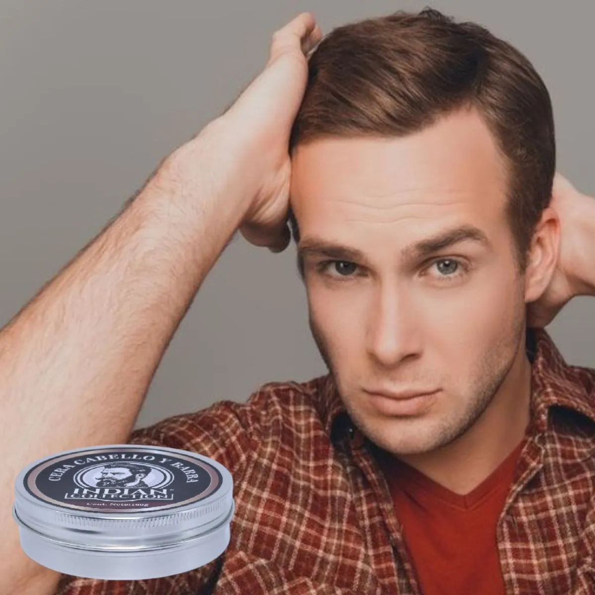 SET 2 CERA FIJADOR PARA CABELLO Y BARBA 100GR  LAU - 8