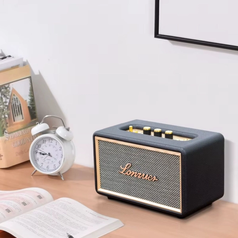 PARLANTE PORTATIL ALTAVOZ RETRO INALAMBRICO CLASICO LAU - 1