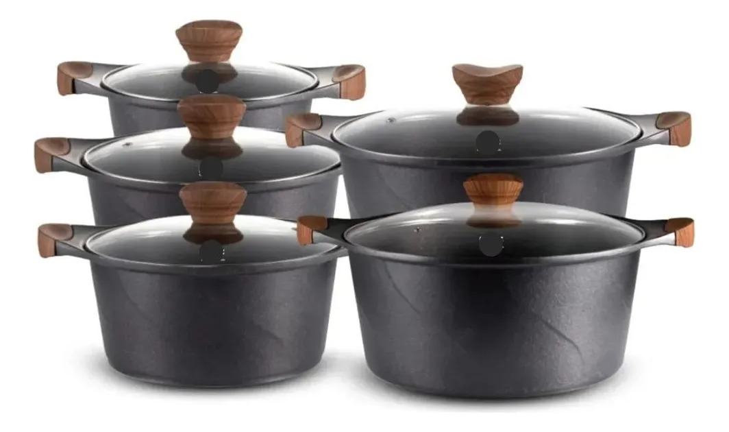 OLLAS DE COCINA ANTIADHERENTE CERAMICA DURADERA LAU - 1