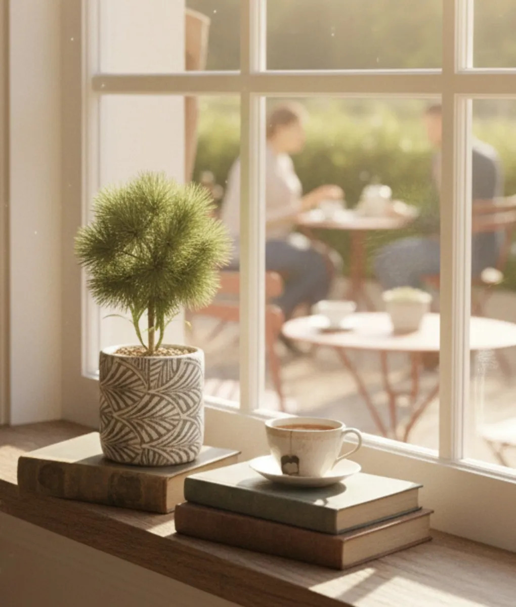 PLANTA ARTIFICIAL DECORATIVA ELEGANCIA ADORNO HOGAR JHN - 4