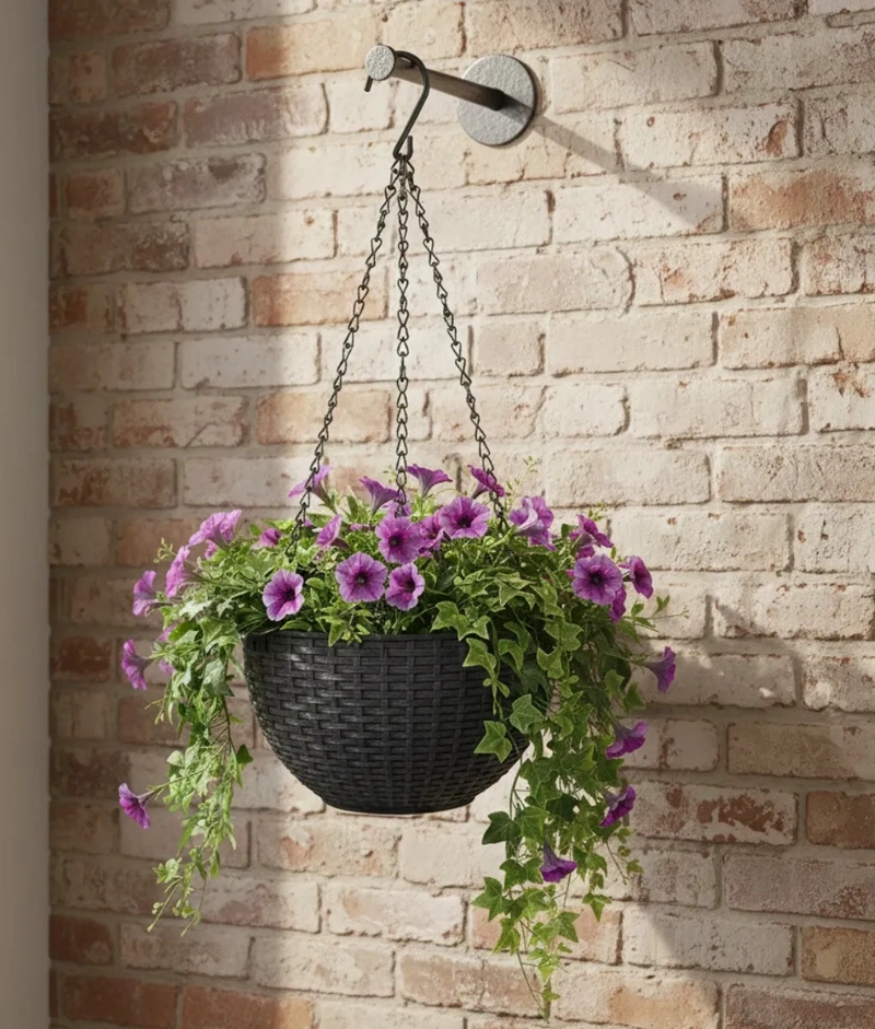 SET 2 MACETERO DECORATIVO COLGANTE ADORNO TECHO HOGAR JHN - 8