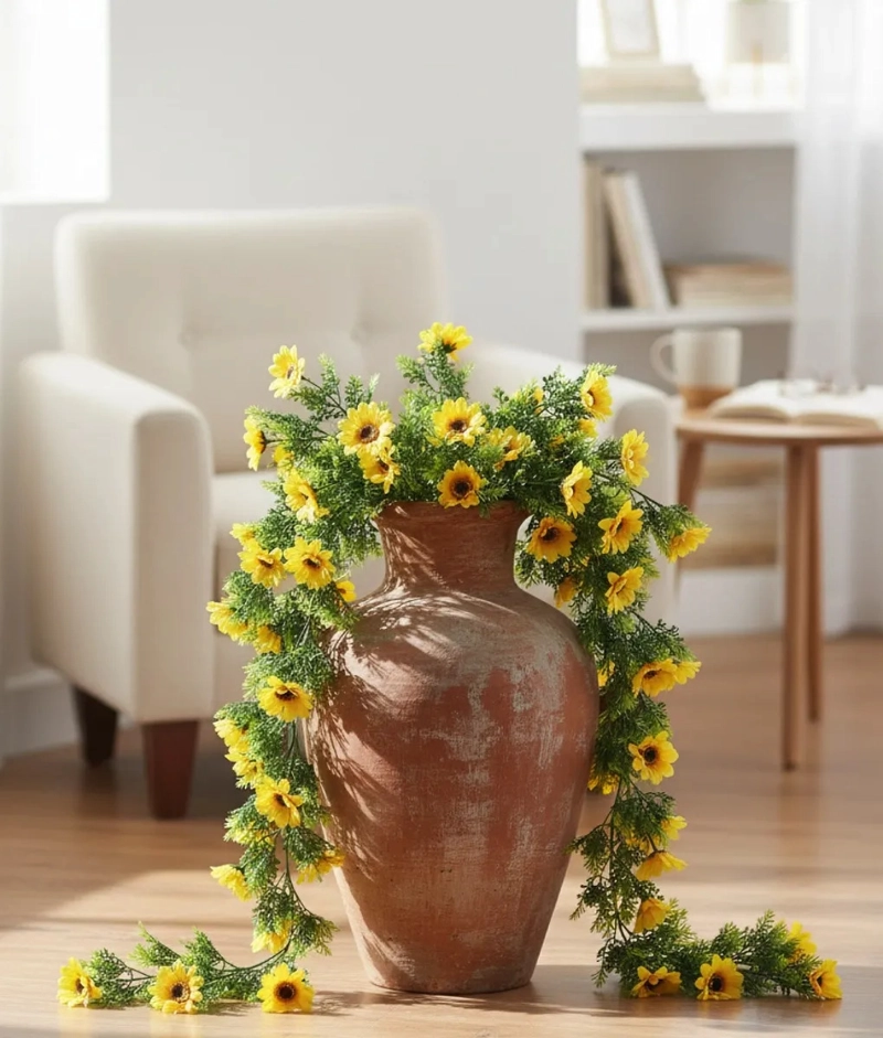 ENREDADERA FLORAL ARTIFICIAL CASCADA COLGANTE DECORATIVA JHN - 2