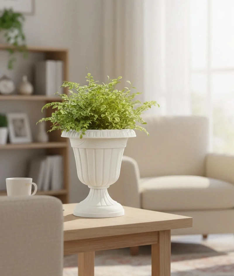 MACETERO ESTILO URNA CLASICA JARDIN BOTANICA DISEÑO COPA JHN - 10