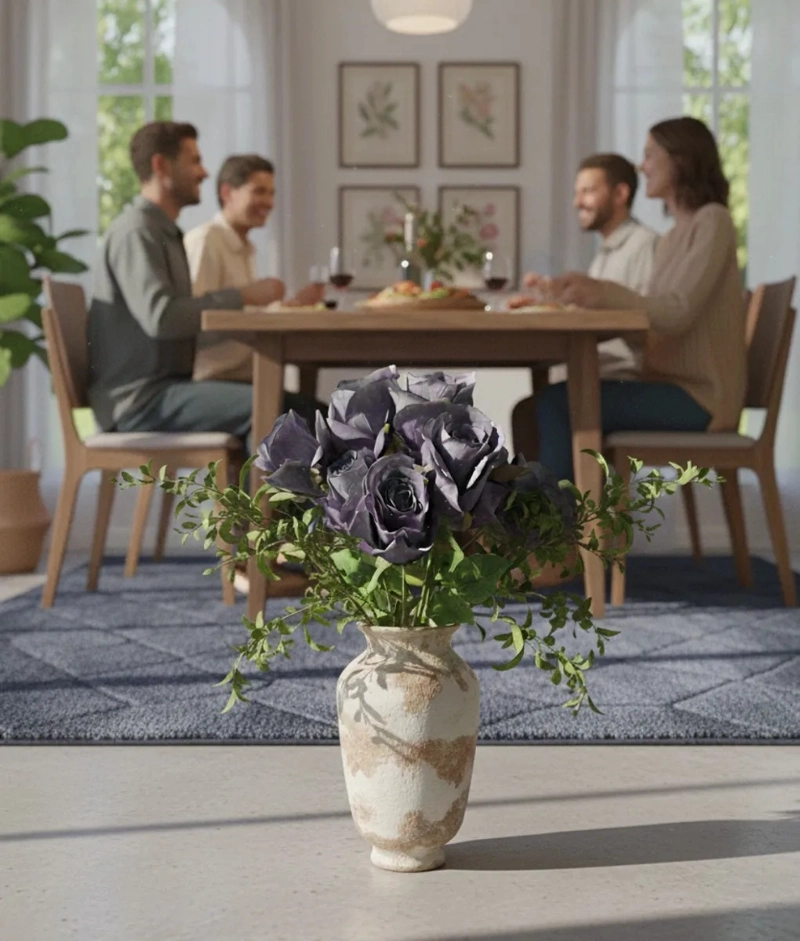 RAMO FLORAL ARTIFICIAL DECORATIVO ADORNO EXQUISITO JHN - 5