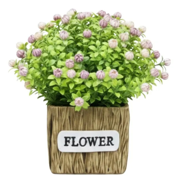 PLANTA ARTIFICIAL DECORATIVA RAMILLETE FLORES SILVESTRES JHN - 1