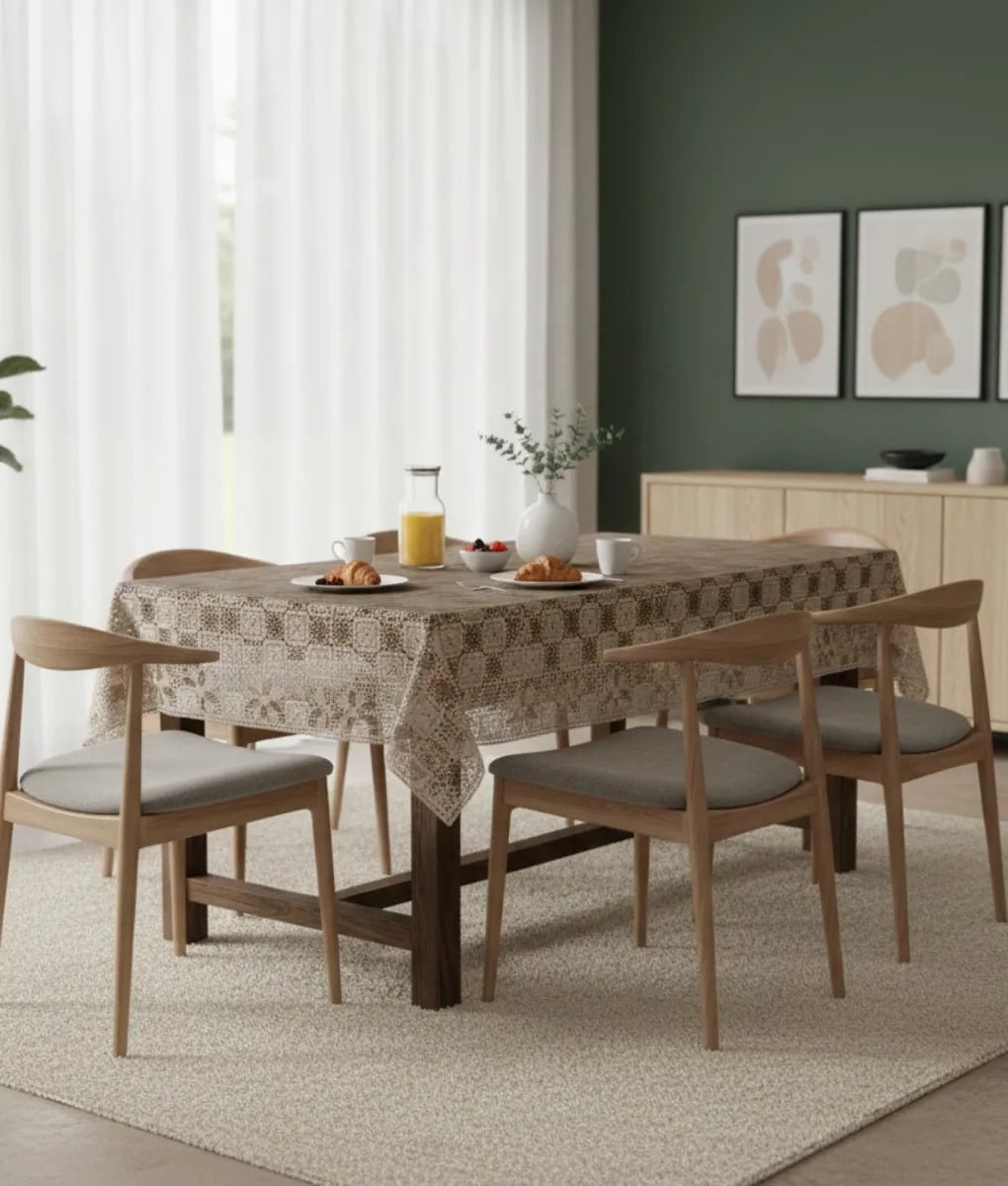 MANTEL MESA DECORATIVO DISEÑO CALADO ELEGANCIA HOGAR JHN - 7