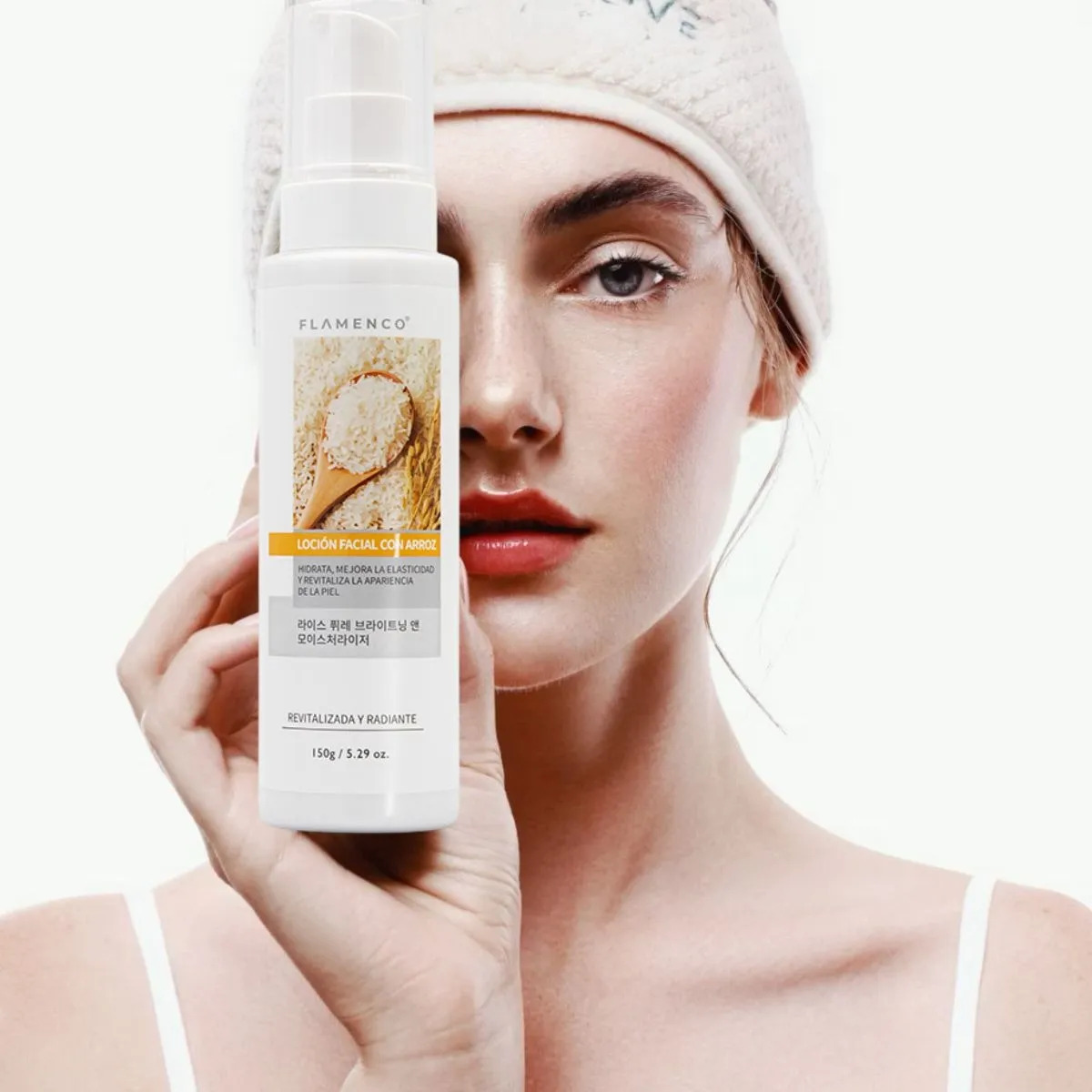 LOCION FACIAL HIDRATANTE DE ARROZ REVITALIZA HIDRATA LAU - 4