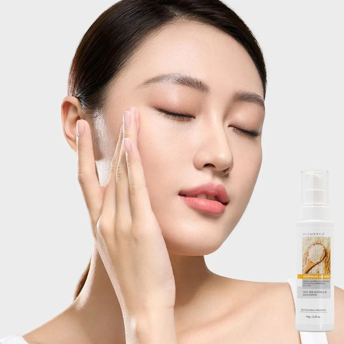 LOCION FACIAL HIDRATANTE DE ARROZ REVITALIZA HIDRATA LAU - 6