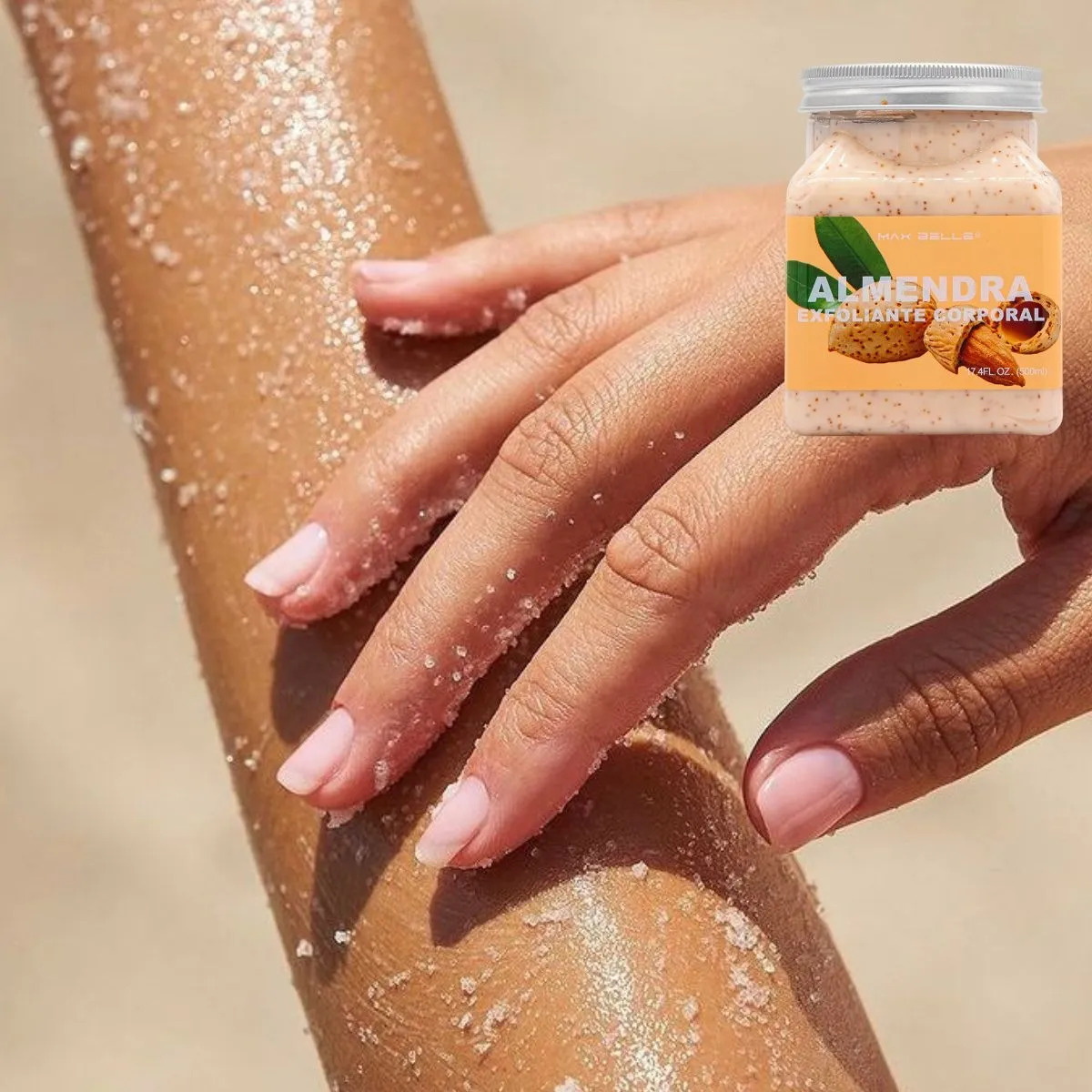 SET 2 EXFOLIANTES CORPORALES DE ALMENDRA REVITALIZA LAU - 2