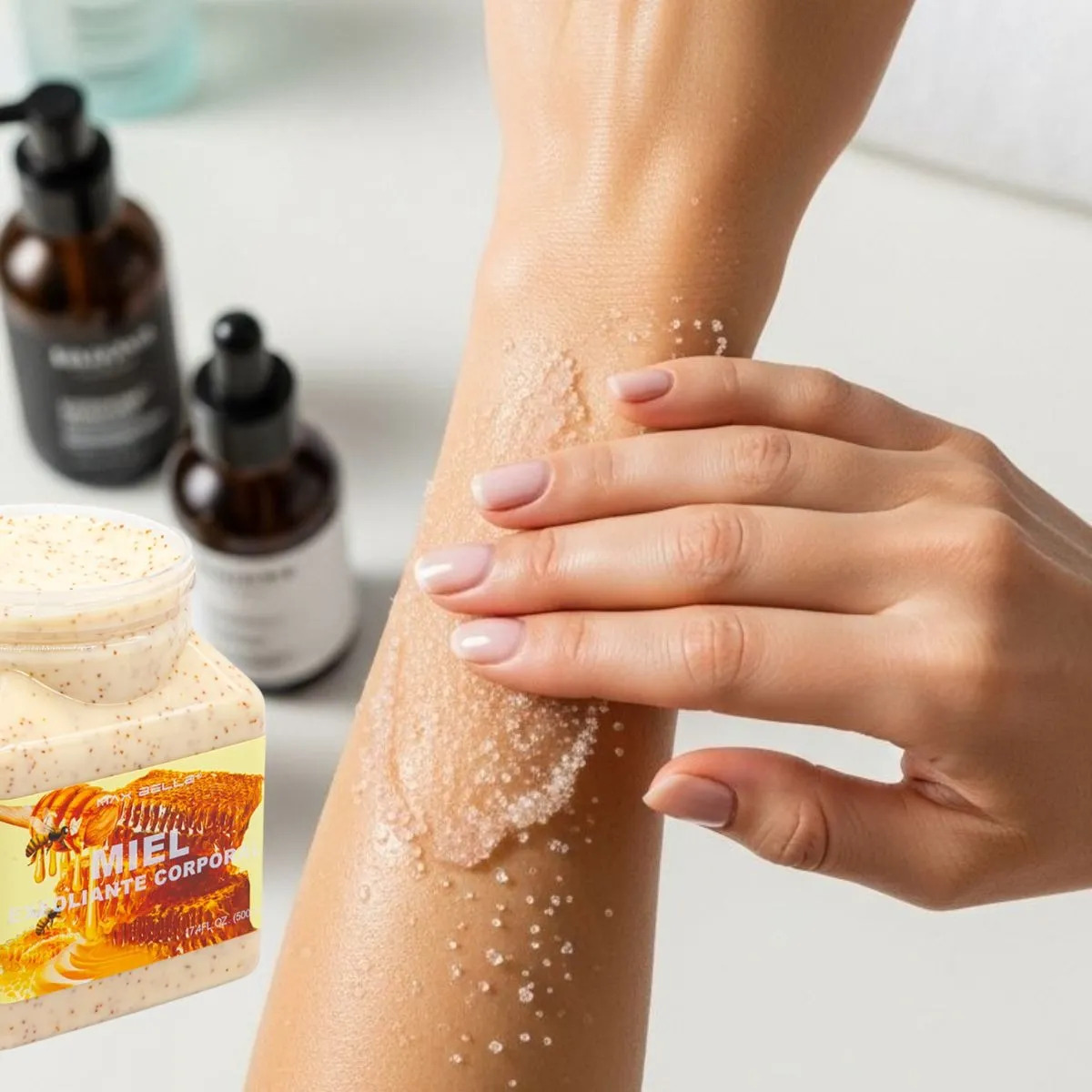 SET 2 EXFOLIANTES CORPORALES DE MIEL PIEL SUAVE LAU - 2