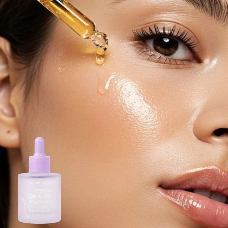 SERUM FACIAL DE ACIDO HIALURONICO HIDRATA REVITALIZA LAU - 6