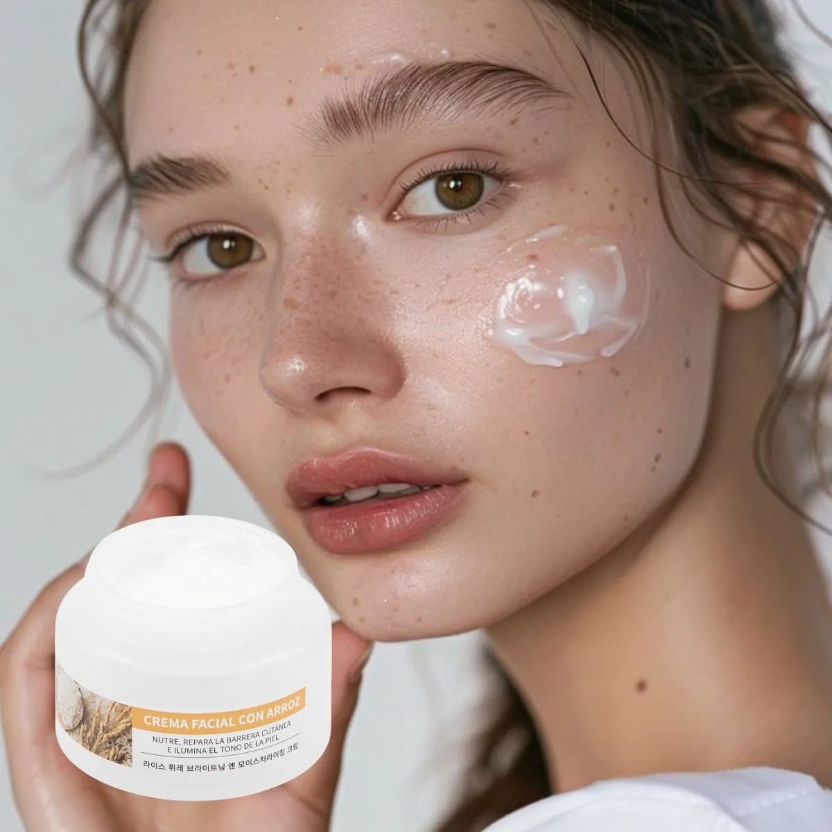 CREMA FACIAL NUTRITIVA EXTRACTO DE ARROZ HIDRATA REPARA LAU - 2