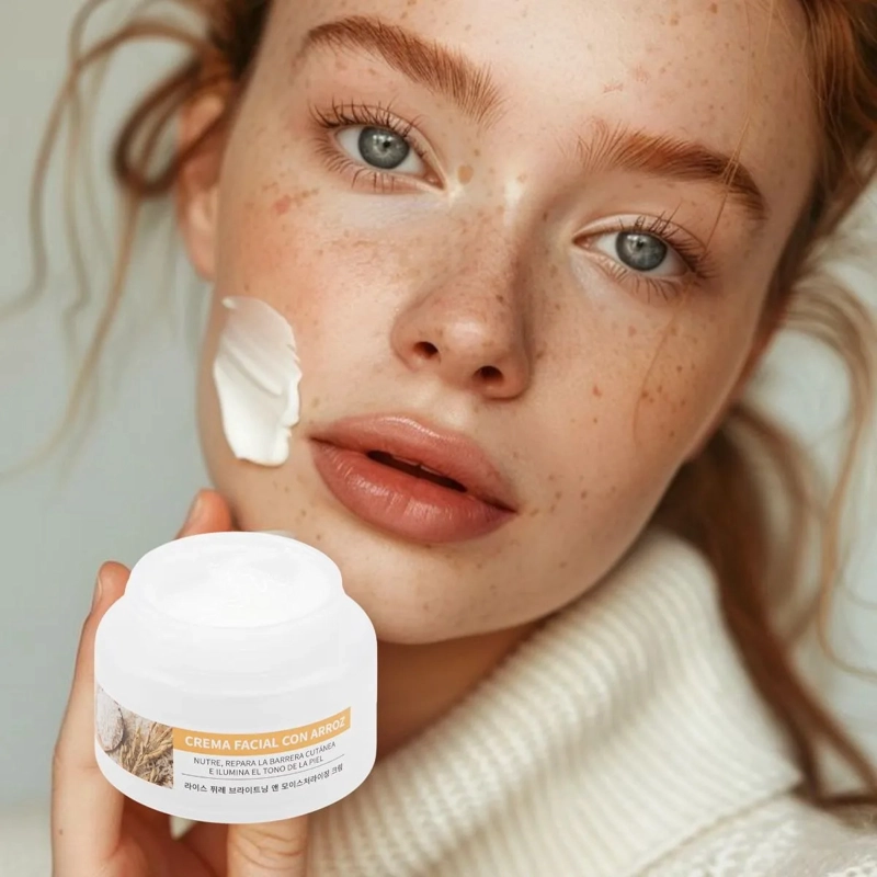 CREMA FACIAL NUTRITIVA EXTRACTO DE ARROZ HIDRATA REPARA LAU - 4