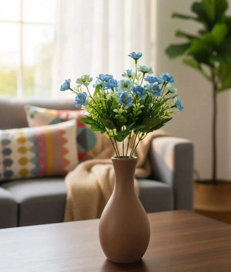 SET 4 RAMO DECORATIVO ARTIFICIAL FLORES SILVESTRES JHN - 2